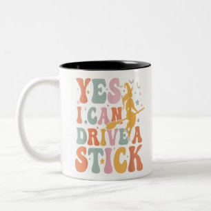 Warum ja, ich kann ein Stick Halloween mit dem Aut Zweifarbige Tasse