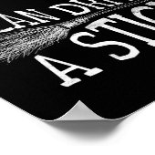 Warum ja, ich kann tatsächlich ein Stick Funny Hal Poster (Ecke)
