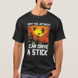 Warum ja, kann ich ein Halskeil fahren? T-Shirt