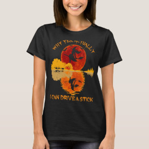 Warum ja kann ich eine Vintage Hexe fahren? T-Shirt