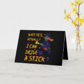 Warum ja, kann ich tatsächlich eine Stick Funny Wi Karte (Gelbe Blume)