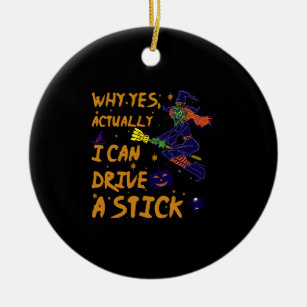 Warum ja, kann ich tatsächlich eine Stick Funny Wi Keramik Ornament