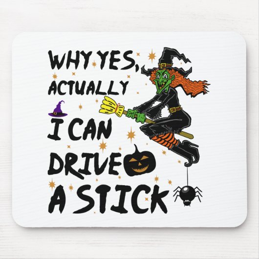 Warum ja, kann ich tatsächlich eine Stick Funny Wi Mousepad (Vorne)
