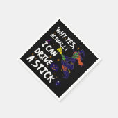 Warum ja, kann ich tatsächlich eine Stick Funny Wi Serviette (Ecke)