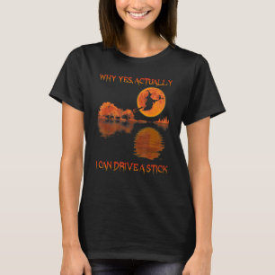 Warum ja, kann ich tatsächlich einen Stock fliegen T-Shirt