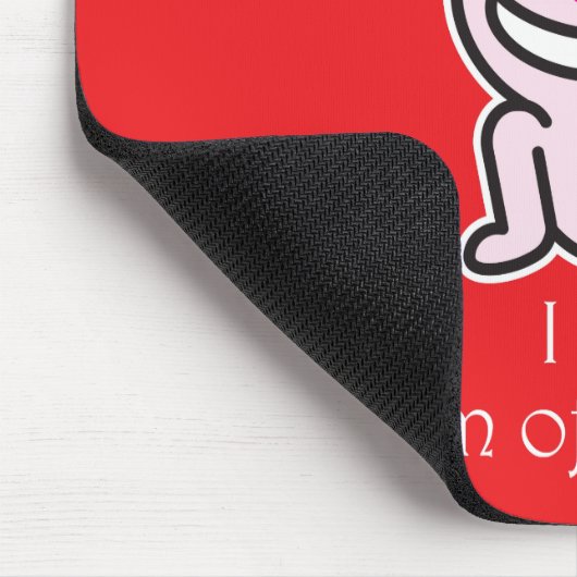 Warum ja mousepad (Ecke)