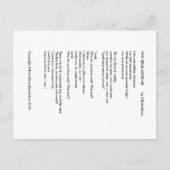 WARUM JESUS LIEBEN ME - Postkarte (Vorderseite)