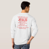 Warum Jesus starb T-Shirt (Schwarz voll)