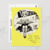 Warum Jungen Zuhause Verlassen haben und sich in d Postkarte (Vorne/Hinten)