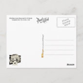 Warum Jungen Zuhause Verlassen haben und sich in d Postkarte (Rückseite)