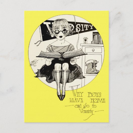 Warum Jungen Zuhause Verlassen haben und sich in d Postkarte (Vorderseite)