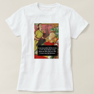 Warum kam ich in die Küche Vintage Lustig T-Shirt