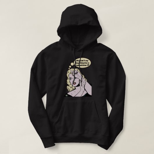 "WARUM KANN MEIN FREUND KOPFSCHÜLER SEIN?", witzig Hoodie (Design vorne)