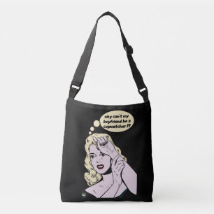 "WARUM KANN MEIN FREUND KOPFSCHÜLER SEIN?", witzig Tragetaschen Mit Langen Trägern