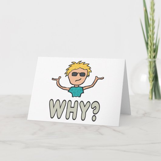 Warum? Karte (Vorderseite)