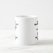Warum können sich Dalmatiner nicht verstecken? Kaffeetasse (Mittel)
