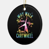 Warum laufen, wenn man Auto fahren kann Keramik Ornament (Links)