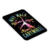 Warum laufen, wenn man Auto fahren kann Magnet (Rechte Seite)