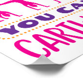 Warum laufen, wenn man Auto fahren kann Poster (Ecke)