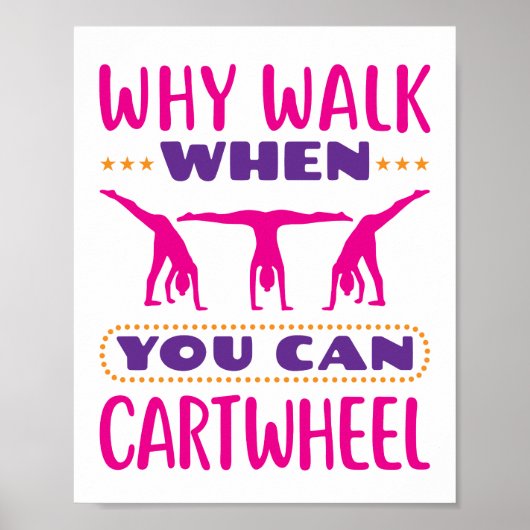 Warum laufen, wenn man Auto fahren kann Poster (Vorne)