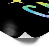 Warum laufen, wenn man Auto fahren kann Poster (Ecke)