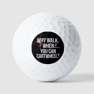 Warum laufen, wenn man Autofahren kann? Perfekt fü Golfball