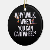 Warum laufen, wenn man Autofahren kann? Perfekt fü Keramik Ornament (Links)