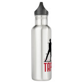 Warum laufen, wenn man Tanz Steche Edelstahlflasche (Links)