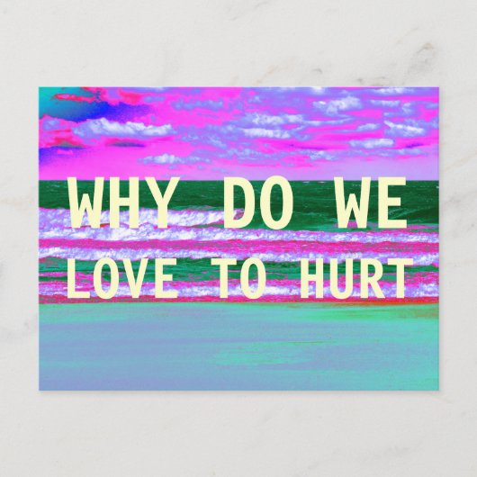 Warum machen wir Liebe? Postkarte (Vorderseite)