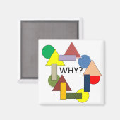 WARUM? MAGNET (Vorderseite/Rückseite)