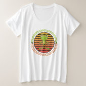 Warum man einen Hühnerfütter Adoptiere, während ma Große Größe T-Shirt (Design vorne)