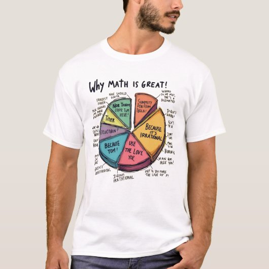 Warum Mathematik irrational ist T-Shirt (Vorderseite)