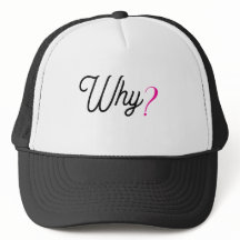 WARUM? Minimalistischer Trend-Statement-Cap – Truc