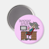 Warum Möglichkeits-harte Arbeits-Spaß Magnet (Vorderseite/Rückseite)