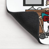 Warum Möglichkeits-harte Arbeits-Spaß Mousepad (Ecke)