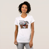 Warum Möglichkeits-harte Arbeits-Spaß T-Shirt (Vorne ganz)