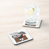 Warum Möglichkeits-harte Arbeits-Spaß Untersetzer (Rechte Seite)