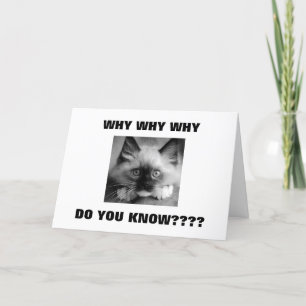 WARUM MÜSSEN WIR DEN GEBURTSTAG "40 TWIN" WENDEN KARTE