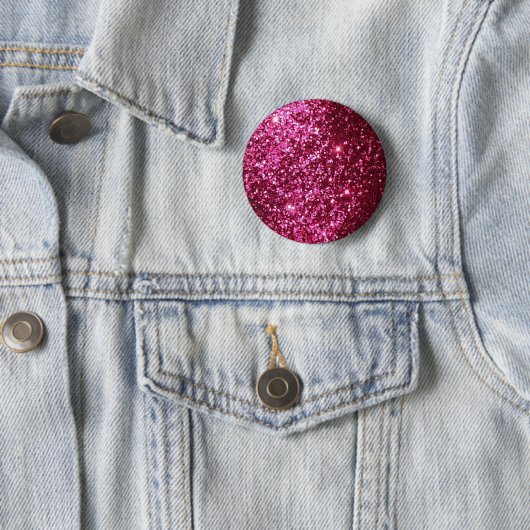 WARUM NEON PINK SPARKLE GLITZER HINTERGRUNDLAGE PA BUTTON (Beispiel)