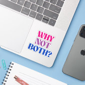 Warum nicht beides? aufkleber (Laptop mit iPhone)