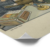 "Warum nicht die Grenze überschreiten?" (1909) Poster (Ecke)