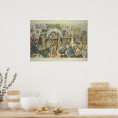 "Warum nicht die Grenze überschreiten?" (1909) Poster (Küche)