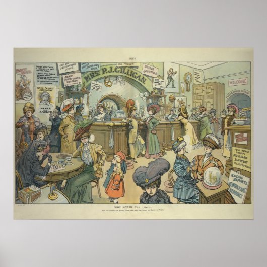 "Warum nicht die Grenze überschreiten?" (1909) Poster (Vorne)