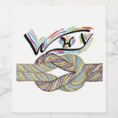 "Warum nicht" ist ein grenzenloses Weinetikett (Einzelnes Label)