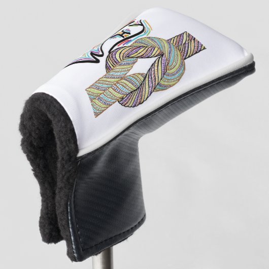"Warum nicht?" ist eine unbegrenzte Golf Head Cove Golf Headcover (3/4 Vorderseite)