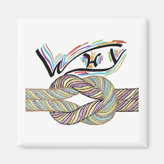 "Warum nicht?" ist grenzenlos Magnet (Vorne)