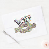 "Warum nicht?" ist grenzenlose Aufkleber (Umschlag)