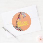 Warum nicht Sie zeichnend sind! Skeleton Aufkleber (Umschlag)