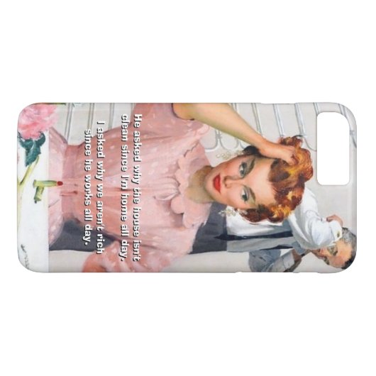 Warum nicht sind wir reich? Fünfzigerjahre Case-Mate iPhone Hülle (Rückseite (Horizontal))