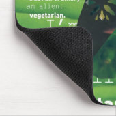 Warum nicht vegetarisch mousepad (Ecke)